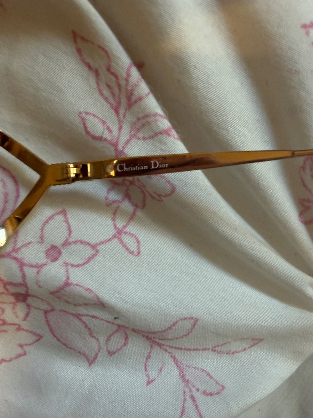 Dior Gold and Brown Gradient Aviator Glasses… contain RX lenses  1980’s vibe - Picture 4 of 6